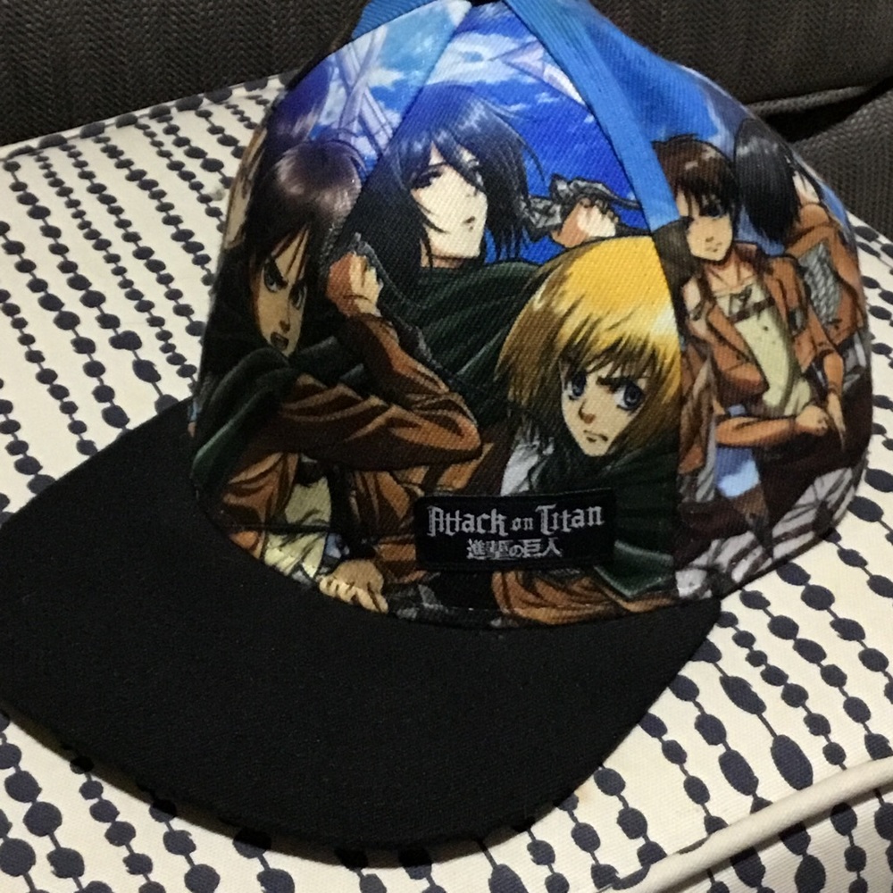 Attack on Titan Allover Sublimation / AoT Snapback Cap Hat | Anime | Funimation